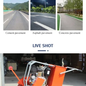 Gasoline Engine Road Cutting Saw Asphalt Cutter - Image 2