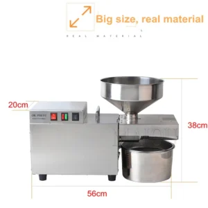 Automatic Oil Press Household FLaxseed Oil Extractor Peanut Oil Press Cold Press Oil Machine 1500W - Image 3