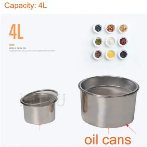 Automatic Oil Press Household FLaxseed Oil Extractor Peanut Oil Press Cold Press Oil Machine 1500W - Image 6