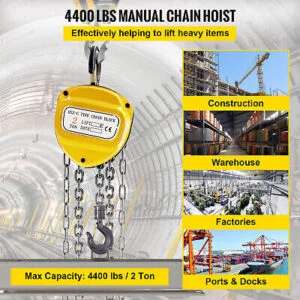 2 Ton Manual Lever Block Chain Hoist Ratchet - Image 2