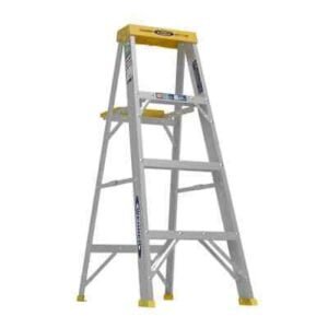 Telescopic Robust Aluminum Foldable Step Ladder - Image 1