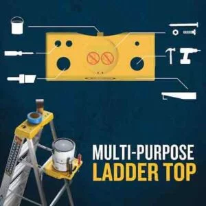 Telescopic Robust Aluminum Foldable Step Ladder - Image 9