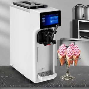 Soft Serve Ice Cream Machine 10-20L/H Commercial Ice Cream Maker Tabletop - Image 8