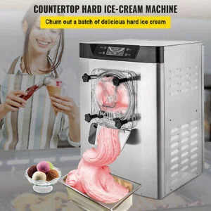 20L/H Frozen Hard Ice Cream Machine LCD Display Commercial Yogurt Maker - Image 2