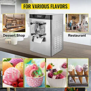 20L/H Frozen Hard Ice Cream Machine LCD Display Commercial Yogurt Maker - Image 8