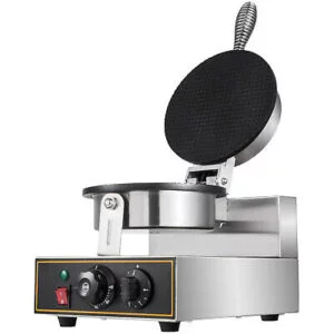 Commercial Electric Stainless Steel Ice Cream Egg Waffle Cone Maker Machine - Image 9