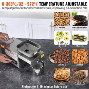 Electric Oil Press Machine 850W Stainless Steel - Image 3