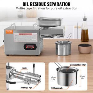 Electric Oil Press Machine 850W Stainless Steel - Image 4