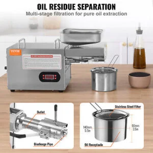 Electric Oil Press Machine 850W Stainless Steel - Image 4