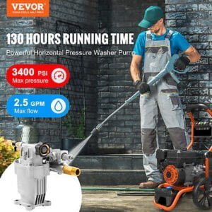Pressure Washer Pump 3/4" Horizontal 3400 PSI - Image 2