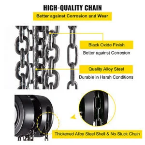 1Ton Chain Hoist Puller Block w/ 2 Hooks 10 Feet - Image 4
