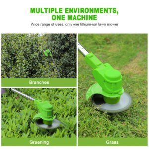 Cordless Weed Eater Electric Brush Cutter Lawn Edger Grass String Trimmer - Image 19