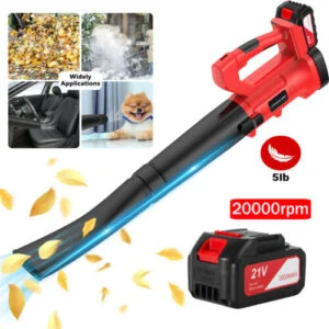 Cordless Leaf Blower 130 MPH 320CFM w/ Battery and Charger For Garden Lawn Care - Image 1