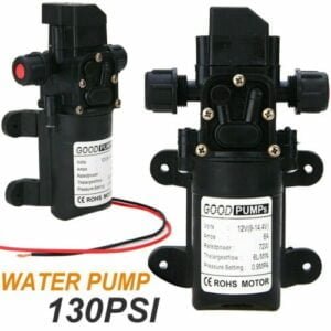 12V Water Pump 130PSI Self Priming Diaphragm - Image 2