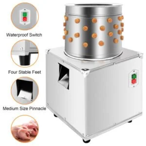 Poultry Plucker Small Chicken Birds Depilator Plucking Machine Dove Feather - Image 3