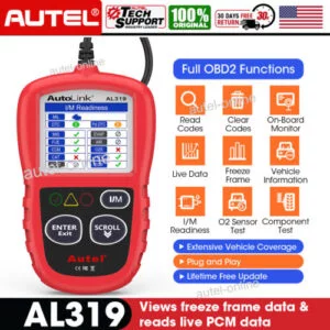 Autel AL319 OBD2 CAN OBDII Auto Car Code Reader - Image 1