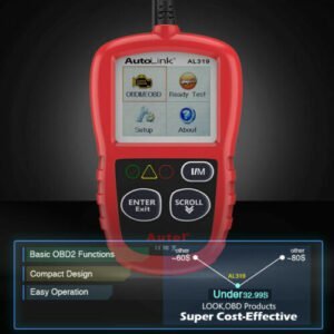 Autel AL319 OBD2 CAN OBDII Auto Car Code Reader - Image 3