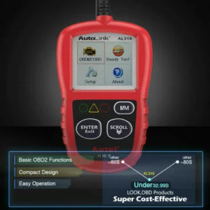 Autel AL319 OBD2 CAN OBDII Auto Car Code Reader - Image 3