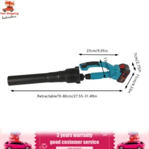 Cordless Leaf Blower Black & Decker Lightweight Rechargeable Lithium Battery - Image 4