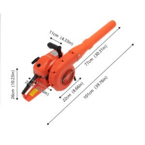 CFM 60cc Gas 2-Stroke Handheld Leaf Blower - Image 2