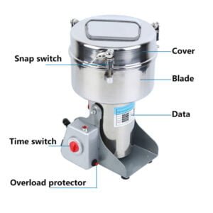 Commercial Spice Grinder Electric Grain Mill - Image 2