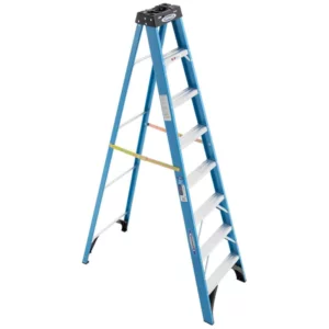 Fiberglass Step Ladder 250/225 Lb Load Capacity - Image 1