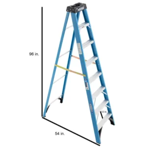 Fiberglass Step Ladder 250/225 Lb Load Capacity - Image 11