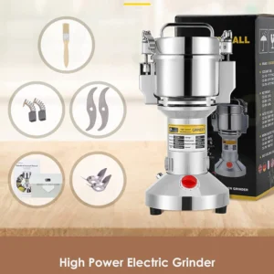 Electric Grain Mill Grinder Safety Upgraded Spice Grinder Pulverizer Stainl - Image 7