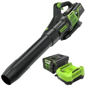Greenworks Pro 80V 730CFM Leaf Blower w/ 2.5Ah Battery & Rapid Charger - Image 1