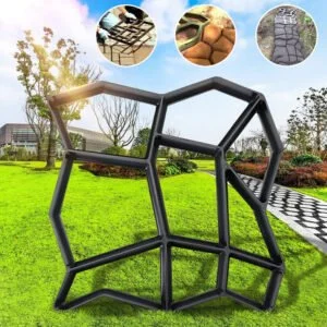 Garden Walkway DIY Path Maker Mold Brick Plastic - Image 1