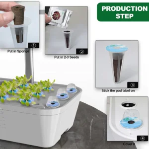 Bla-Hydroponic-Garden System Seed-Pods Kit - Image 3