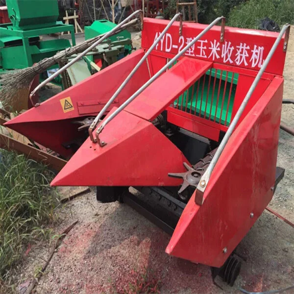 13 Mega Zone Single Row Corn Harvester Mini Corn Harvester Price Straw Breaking Corn Machine